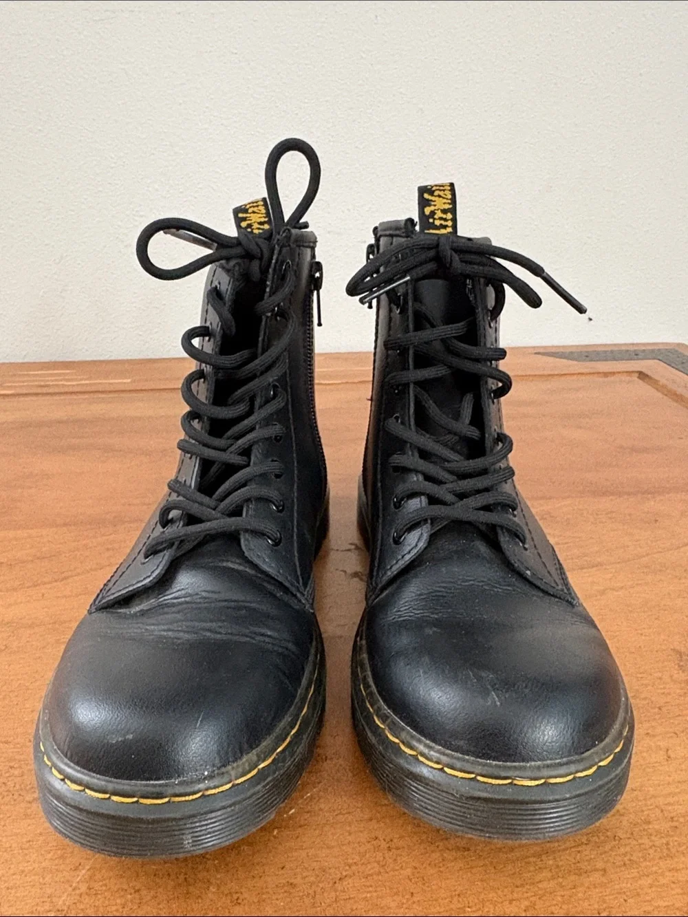 Dr. Martens Black Zavala Combat Boots  Size 5